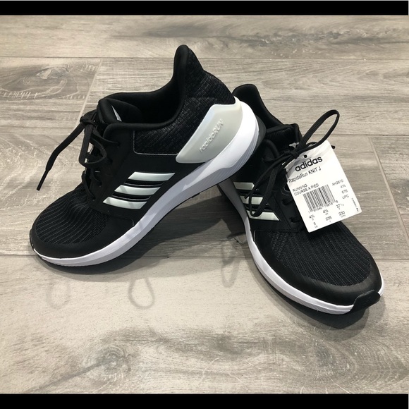 adidas Shoes | Nwt Girls Rapidrun Knit Black White5y | Poshmark Adidas Canada Men Cosmopolitan Adidas ZX Flux Slip On Shoes